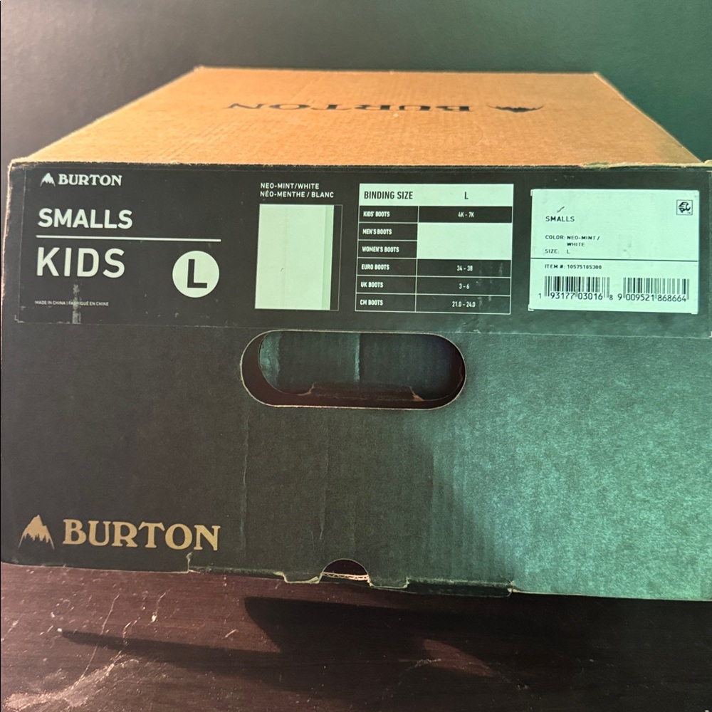 Burton SMALLS snowboard bindings sz Large